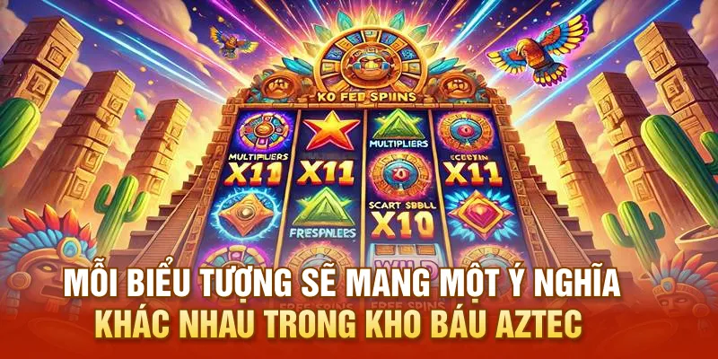 Mỗi biểu tượng sẽ mang một ý nghĩa khác nhau trong kho báu Aztec